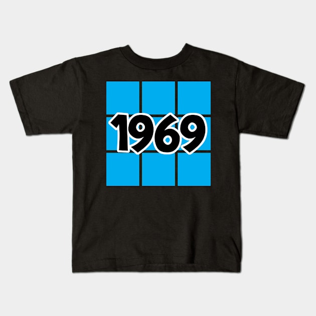 Retro 1969 Kids T-Shirt by GloopTrekker